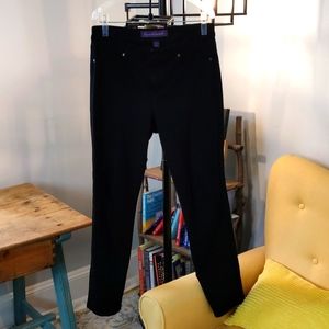 Gloria Vanderbilt Black Vilma Pants Stretch